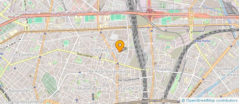 localisation de l'entreprise SARL MDAR à PARIS