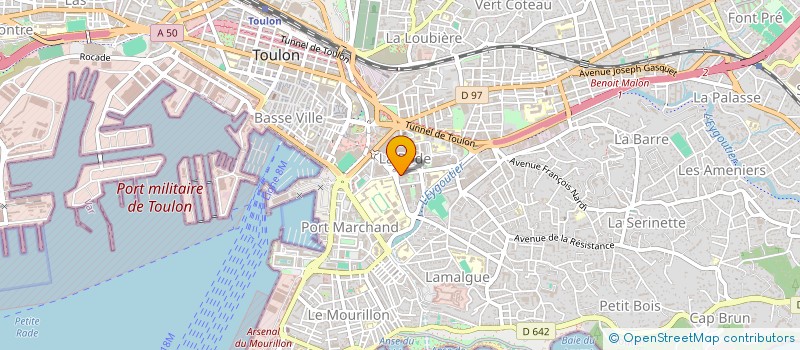 localisation de l'entreprise SARL MDB à TOULON