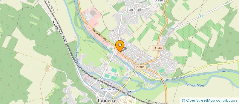 localisation de l'entreprise SARL MDC CONCEPTION à TONNERRE