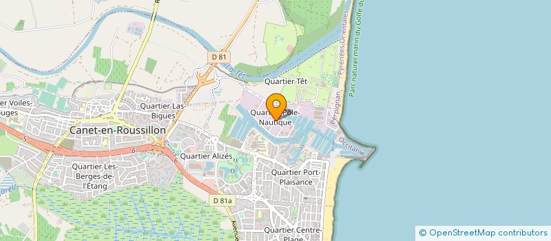 localisation de l'entreprise SARL MDCP à CANET EN ROUSSILLON