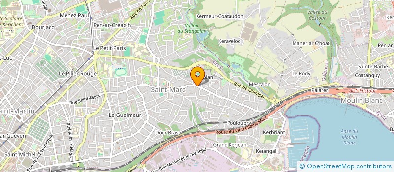 localisation de l'entreprise SARL MDG CONSEILS à BREST