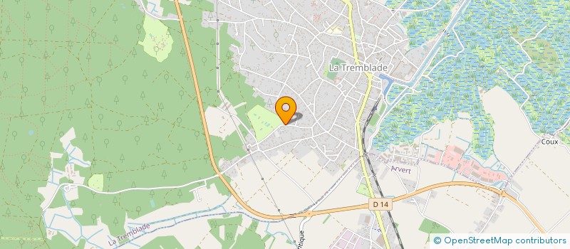 localisation de l'entreprise SARL MDI  LA TREMBLADE