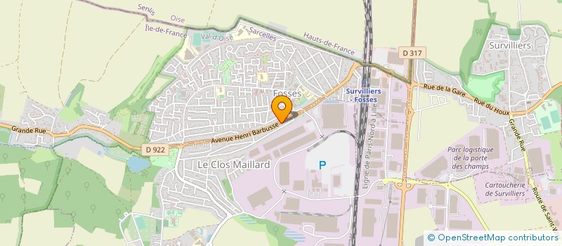 localisation de l'entreprise SARL MDJ FERREIRRA  MARLY-LA-VILLE