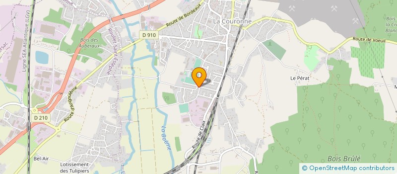 localisation de l'entreprise SARL MDK à LA COURONNE