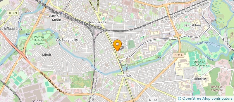 localisation de l'entreprise SARL MDO à LE MANS