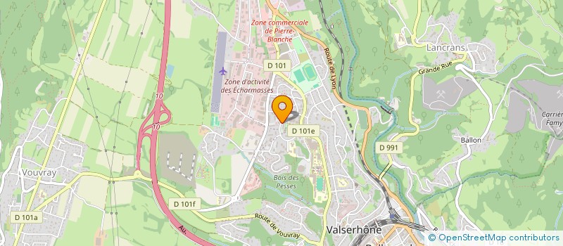 localisation de l'entreprise SARL MDS à VALSERHONE