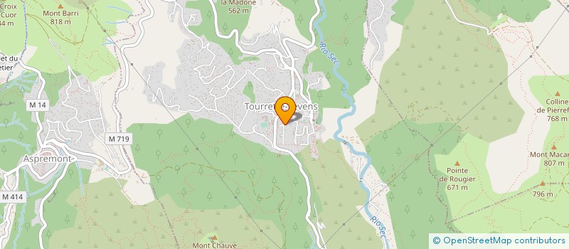 localisation de l'entreprise SARL MEBARKIA  TOURRETTE-LEVENS