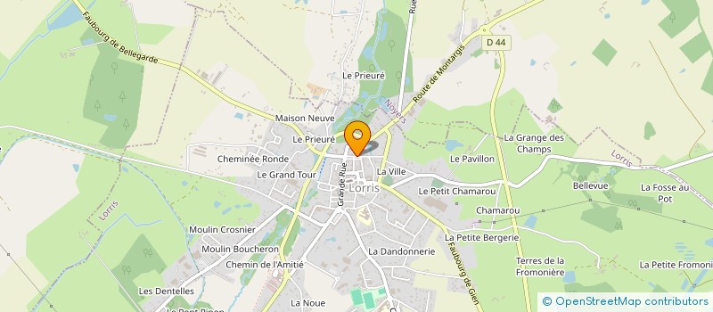 localisation de l'entreprise SARL MECA 2 ROO EVASION à LORRIS