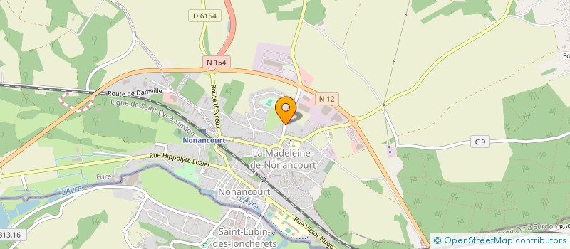 localisation de l'entreprise SARL MECA 2P à LA MADELEINE-DE-NONANCOURT