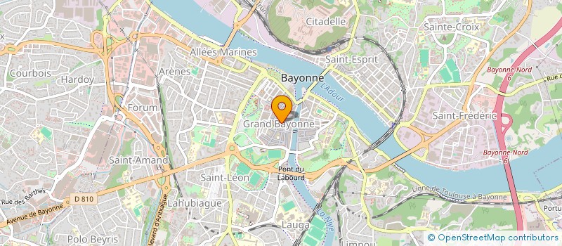 localisation de l'entreprise SARL MECA BURO à BAYONNE