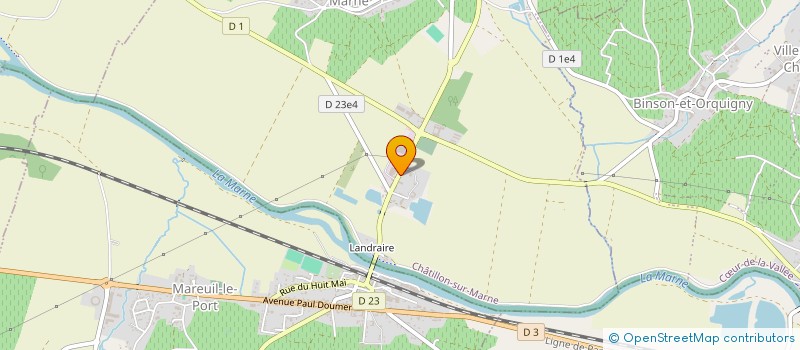localisation de l'entreprise SARL MECA VALLEE à CHATILLON-SUR-MARNE