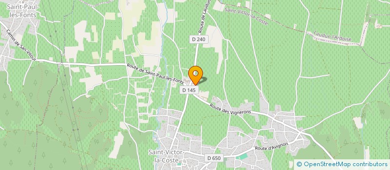 localisation de l'entreprise SARL MECA VITI à SAINT-VICTOR-LA-COSTE