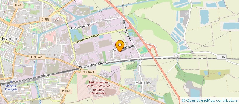 localisation de l'entreprise SARL MECANIQUE APPLIQUEE CHAMP ARDENNE  MAROLLES