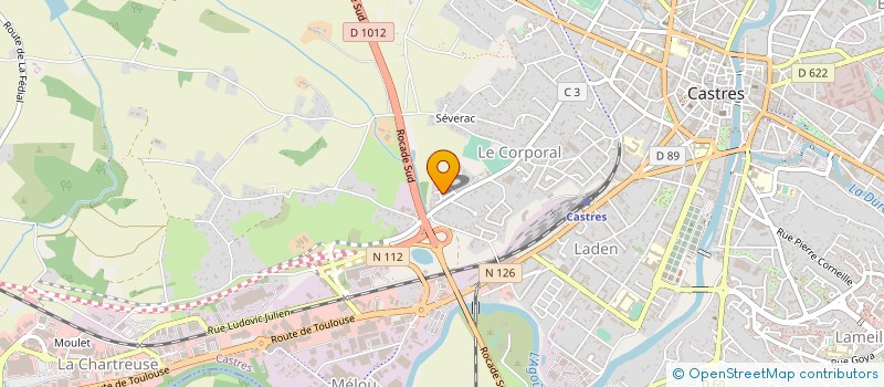 localisation de l'entreprise SARL MECANIQUE DU SIDOBRE  BURLATS