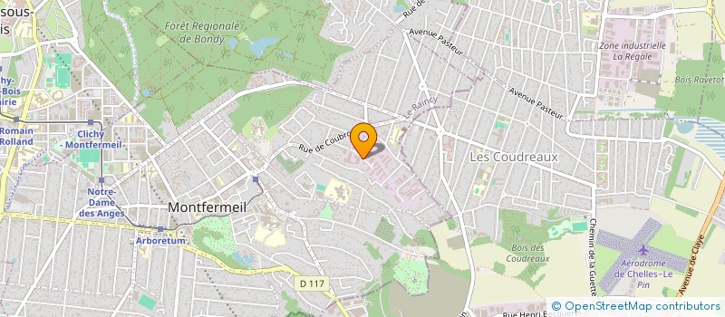 localisation de l'entreprise SARL MECANIQUE POIDS LOURDS à MONTFERMEIL