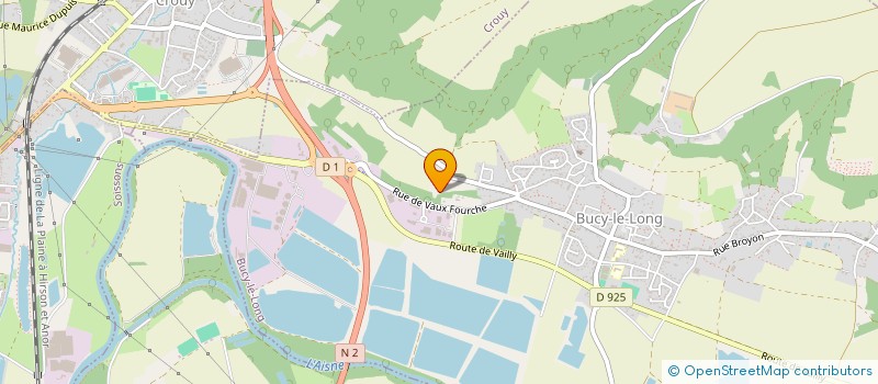 localisation de l'entreprise SARL MECANO SOUD à BUCY-LE-LONG