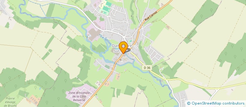 localisation de l'entreprise SARL MECLA à DAMPIERRE-SUR-SALON