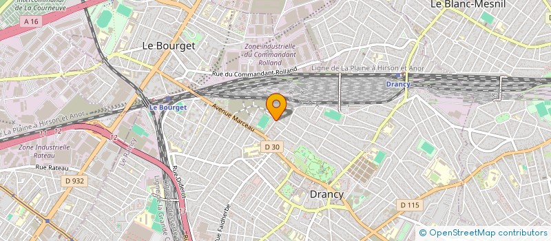 localisation de l'entreprise SARL MED à DRANCY