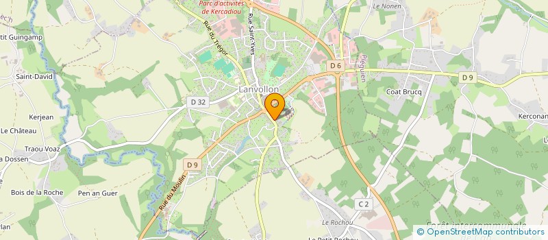 localisation de l'entreprise SARL MEDIA CHROMIE à LANVOLLON