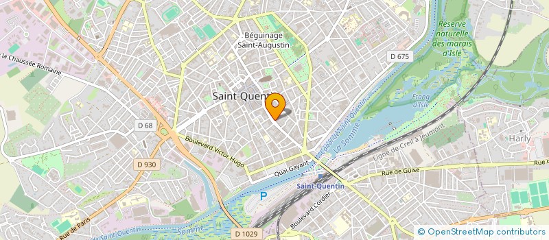 localisation de l'entreprise SARL MEDIA POINT COM à SAINT-QUENTIN