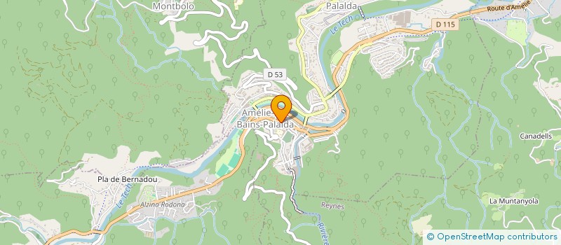 localisation de l'entreprise SARL MEDIA SHOP  AMELIE-LES-BAINS-PALALDA