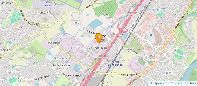 localisation de l'entreprise SARL MEDIACO SUD OUEST à PORTET-SUR-GARONNE