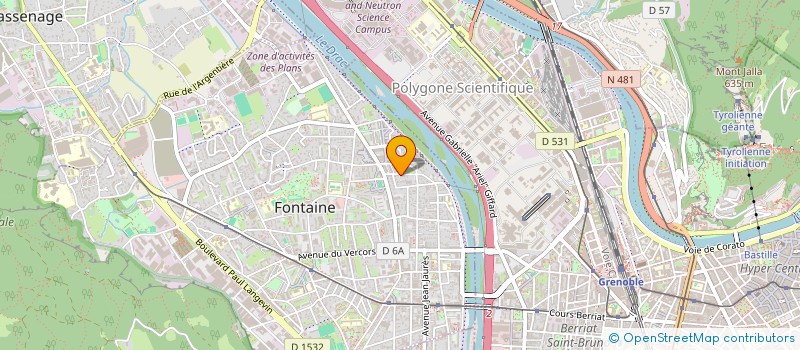 localisation de l'entreprise SARL MEDIAFORM'  FONTAINE