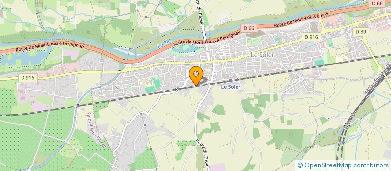 localisation de l'entreprise SARL MEDIAS.COM  LE SOLER