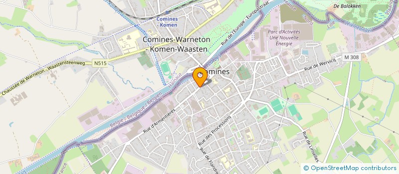 localisation de l'entreprise SARL MEDIASON à COMINES