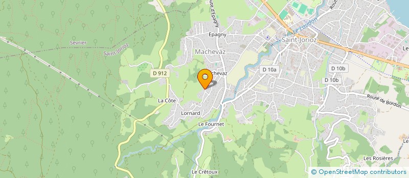 localisation de l'entreprise SARL MEDICA-INVEST  SAINT-JORIOZ