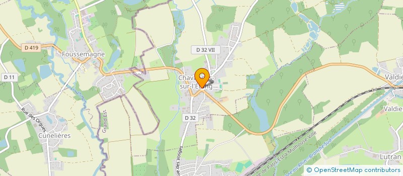 localisation de l'entreprise SARL MEDICIS  CHAVANNES-SUR-L'ETANG