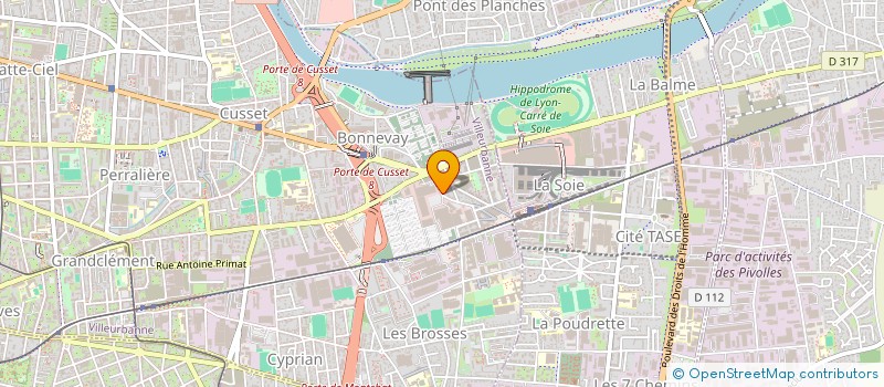 localisation de l'entreprise SARL MEDILAB  VILLEURBANNE