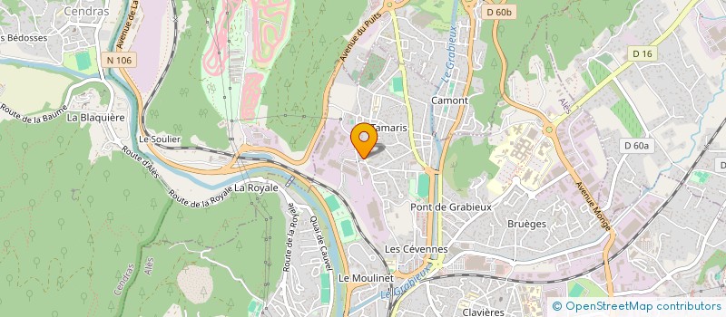 localisation de l'entreprise SARL MEDIMAT  ALES