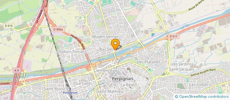 localisation de l'entreprise SARL MEDINE  PERPIGNAN