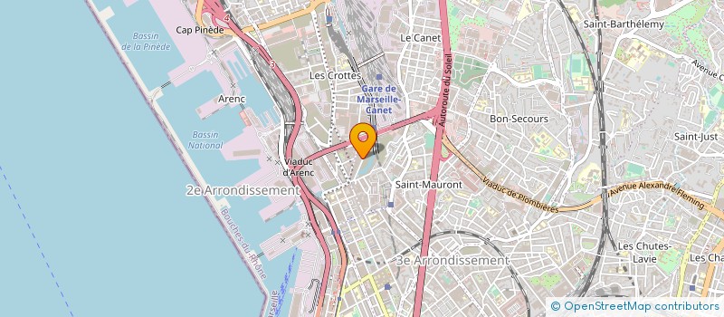 localisation de l'entreprise SARL MEDIT VEN PIEC DETA AUTO à MARSEILLE