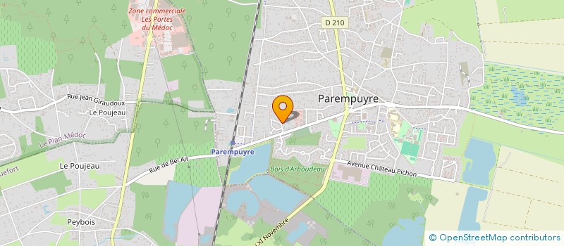 localisation de l'entreprise SARL MEDOC AUTO PRO à PAREMPUYRE