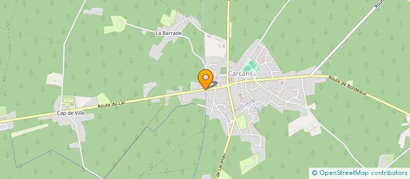 localisation de l'entreprise SARL MEDOC STOCKAGE à CARCANS
