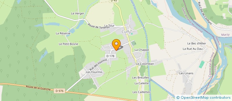 localisation de l'entreprise SARL MEDRYSA à CUFFY