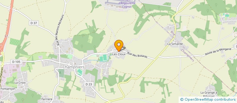 localisation de l'entreprise SARL MEGA 16 à BALZAC