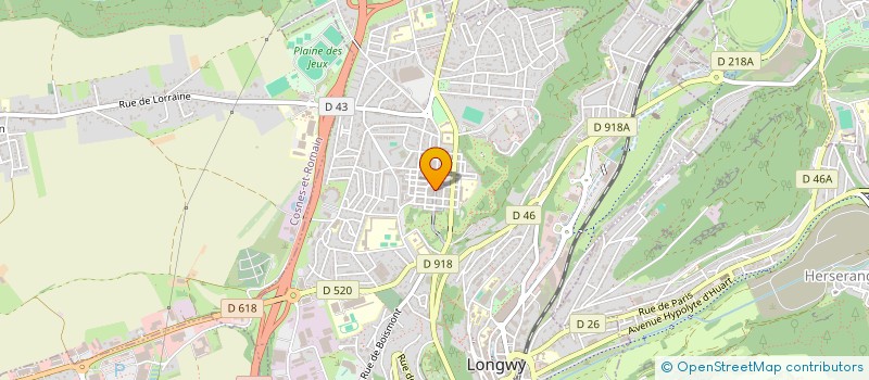 localisation de l'entreprise SARL MEGA à LONGWY