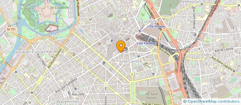 localisation de l'entreprise SARL MEGA à LILLE