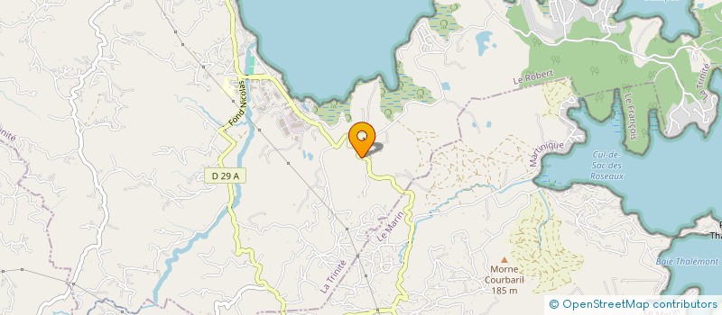 localisation de l'entreprise SARL MEGA ANTILLES EXPORT  LE ROBERT