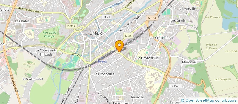 localisation de l'entreprise SARL MEGA BAT & CLOTURES à DREUX