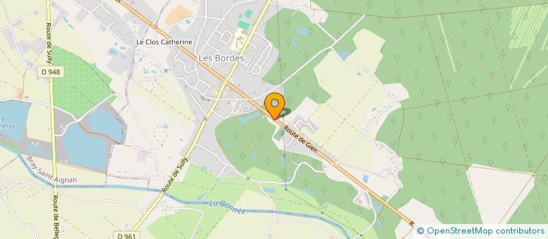 localisation de l'entreprise SARL MEGA COMBLES à BONNEE