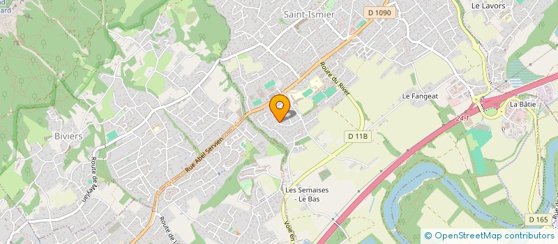 localisation de l'entreprise SARL MEGA DISTRIBUTI à SAINT-ISMIER