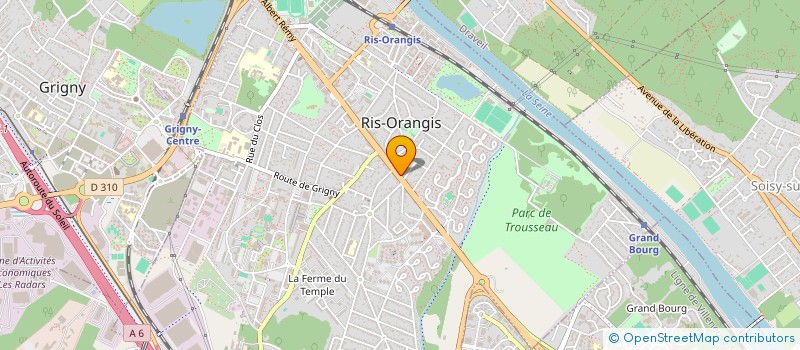localisation de l'entreprise SARL MEGARON à RIS-ORANGIS
