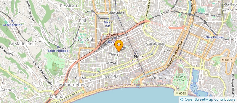 localisation de l'entreprise SARL MEGARON à NICE