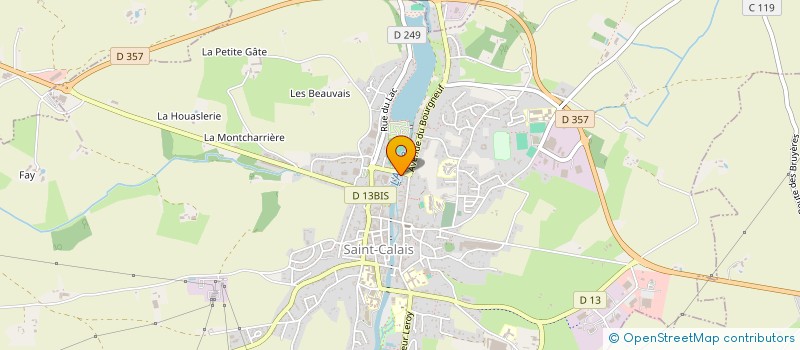 localisation de l'entreprise SARL MEH à SAINT-CALAIS