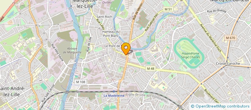 localisation de l'entreprise SARL MEIJE MB à MARCQ-EN-BARŒUL