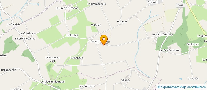 localisation de l'entreprise SARL MEILLERAY PHILIPPE  VAL D'ANAST